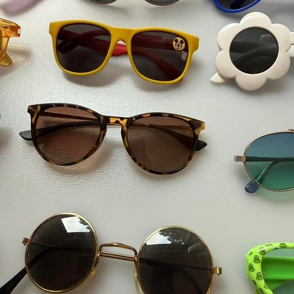 16 pairs of kids sunglasses- various styles